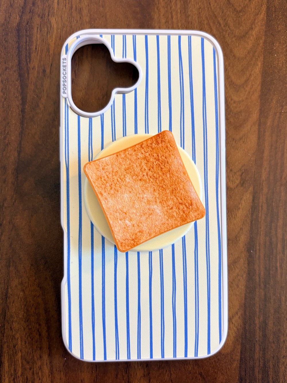 PopSockets Toast PopGrip and Phone Case for iPhone 16 Plus 🍞🧈